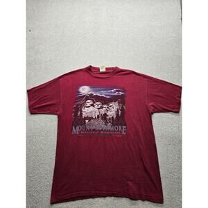 Vintage Mount Rushmore National Memorial Nature Tee Men's Size XL